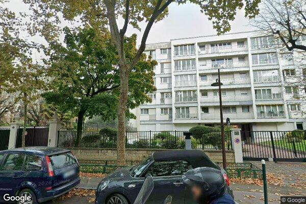 Vue Google Street View du 58 Avenue Bineau