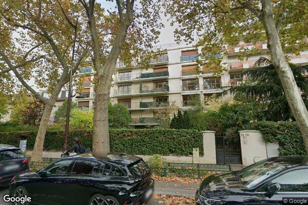 Vue Google Street View du 70 Avenue Bineau