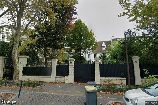Vue Google Street View du 78 Avenue Bineau