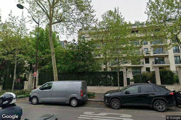 Vue Google Street View du 95 Avenue Bineau