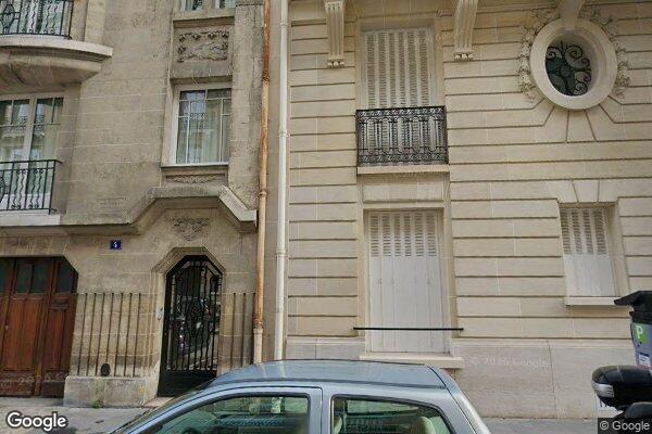 Vue Google Street View du 7 Avenue Céline