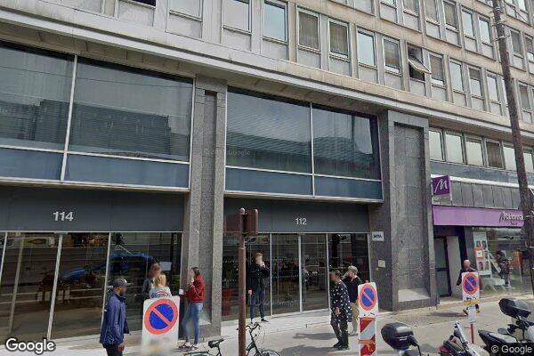 Vue Google Street View du 112 Avenue Charles de Gaulle