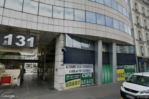 Vue Google Street View du 131 Avenue Charles de Gaulle