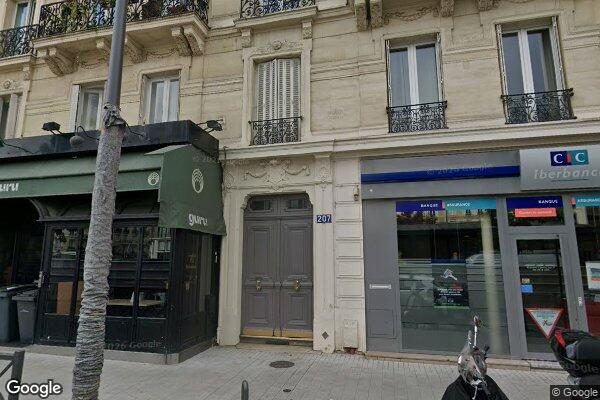 Vue Google Street View du 207 Avenue Charles de Gaulle