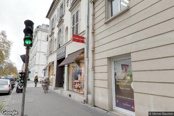Vue Google Street View du 60 Avenue Charles de Gaulle