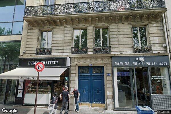 Vue Google Street View du 64 Avenue Charles de Gaulle
