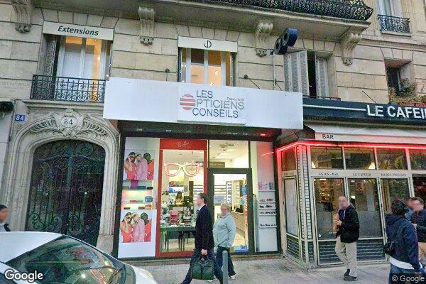 Vue Google Street View du 84 Avenue Charles de Gaulle