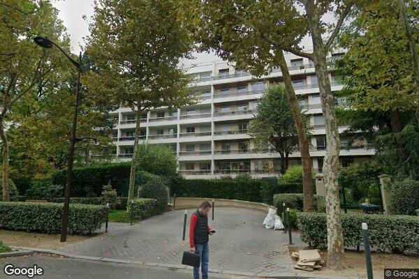Vue Google Street View du 39 Avenue de la Porte de Villiers