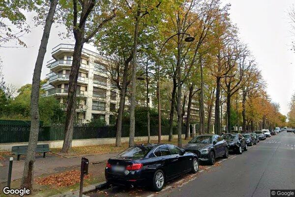 Vue Google Street View du 14 Avenue du Château