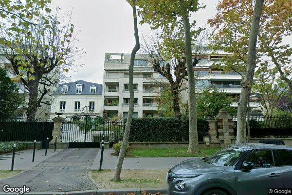 Vue Google Street View du 17 Avenue du Château