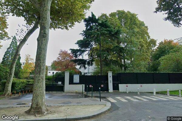 Vue Google Street View du 22 Avenue du Château