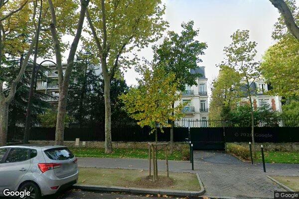Vue Google Street View du 43 Avenue du Château