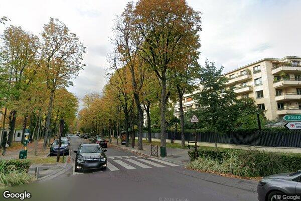 Vue Google Street View du 6 Avenue du Château