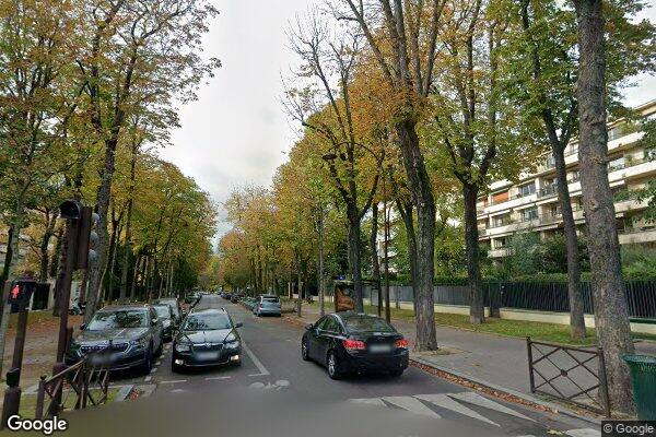 Vue Google Street View du 7 Avenue du Château