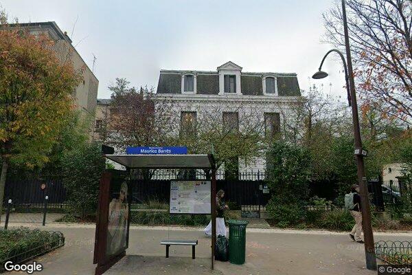 Vue Google Street View du 1 Avenue du Parc Saint-james