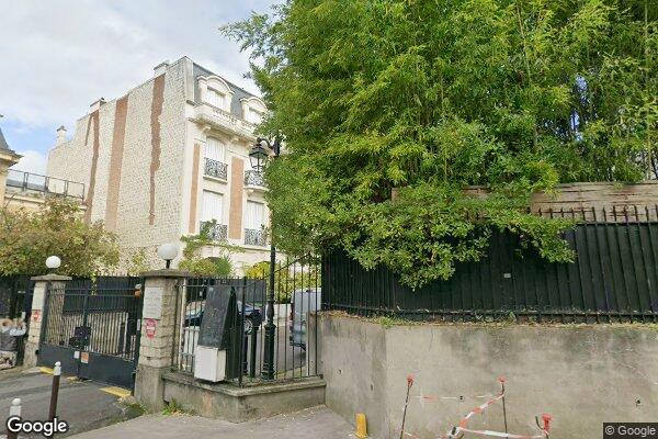 Vue Google Street View du 22BIS Avenue du Parc Saint-james