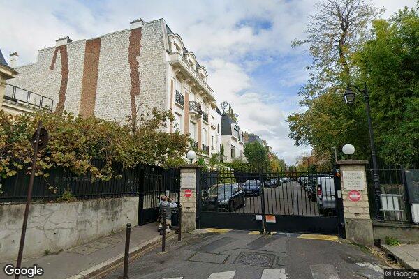 Vue Google Street View du 24 Avenue du Parc Saint-james