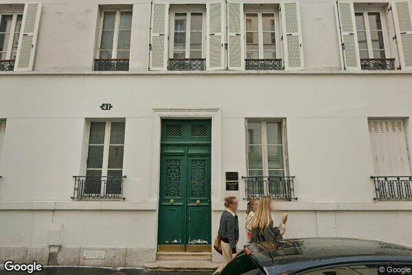 Vue Google Street View du 10 Avenue du Roule