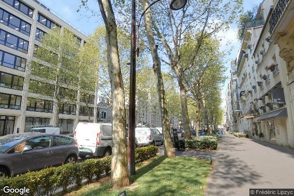 Vue Google Street View du 102 Avenue du Roule