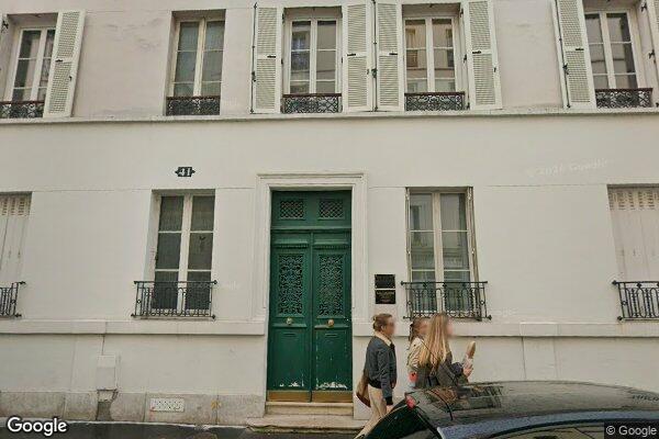 Vue Google Street View du 11 Avenue du Roule