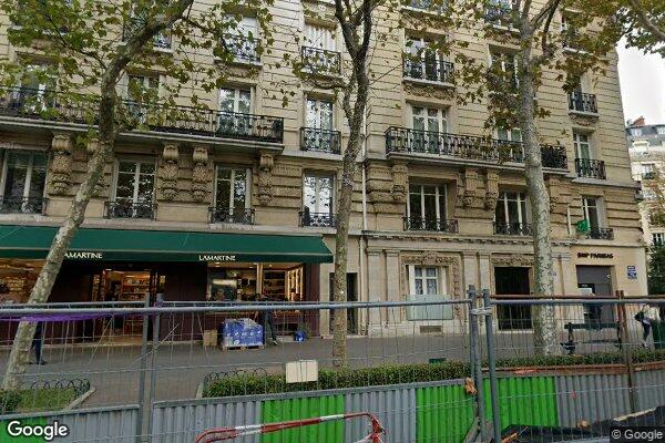 Vue Google Street View du 110 Avenue du Roule