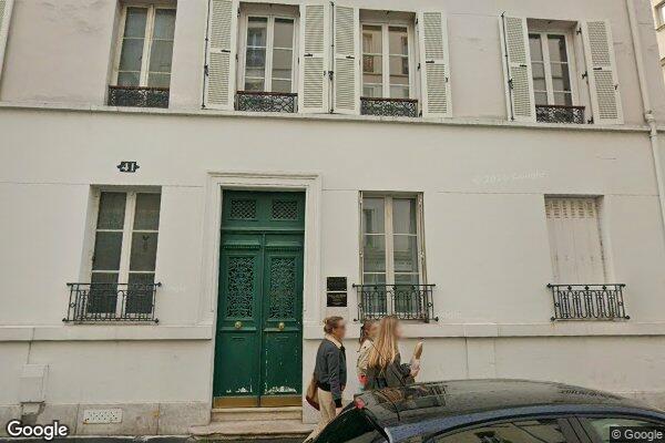 Vue Google Street View du 15 Avenue du Roule