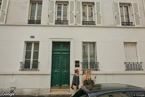 Vue Google Street View du 2 Avenue du Roule