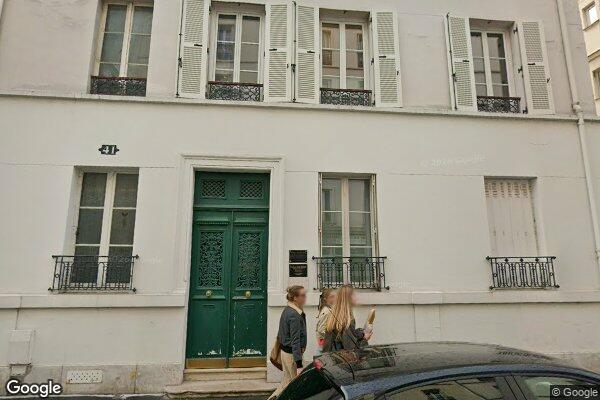 Vue Google Street View du 3 Avenue du Roule