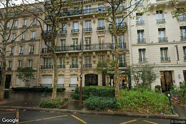 Vue Google Street View du 37 Avenue du Roule