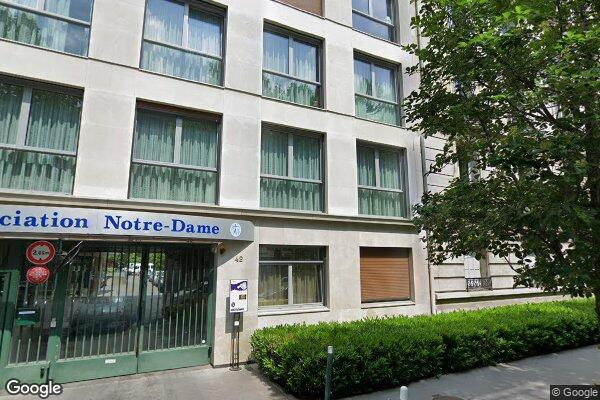 Vue Google Street View du 40 Avenue du Roule