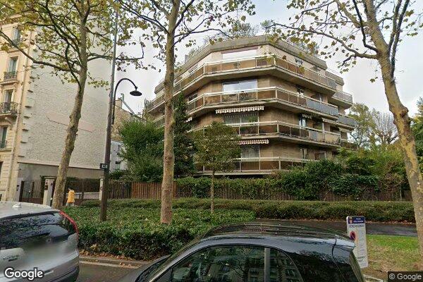 Vue Google Street View du 50 Avenue du Roule