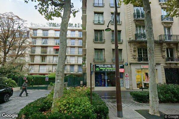 Vue Google Street View du 58 Avenue du Roule