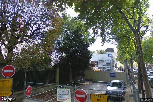 Vue Google Street View du 72 Avenue du Roule