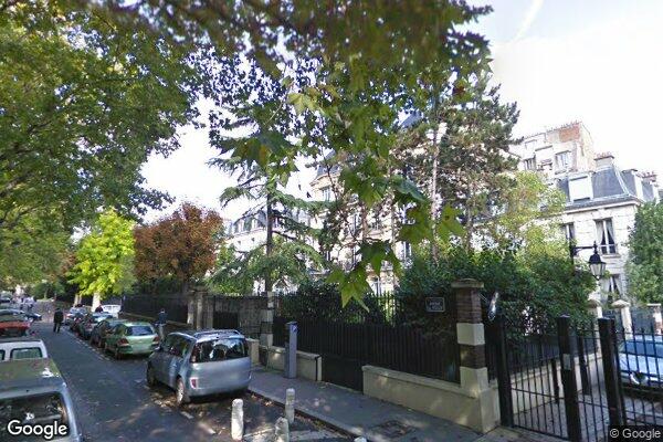 Vue Google Street View du 76 Avenue du Roule