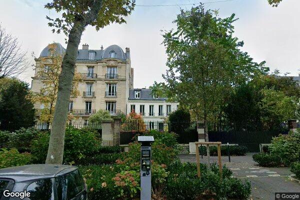 Vue Google Street View du 78 Avenue du Roule