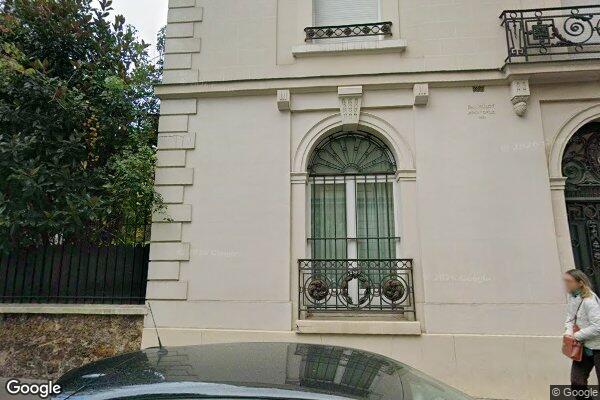 Vue Google Street View du 82 Avenue du Roule