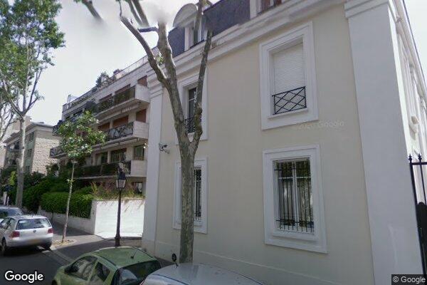 Vue Google Street View du 13 Avenue Saint James