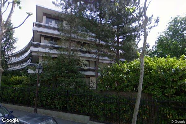 Vue Google Street View du 19 Avenue Saint James