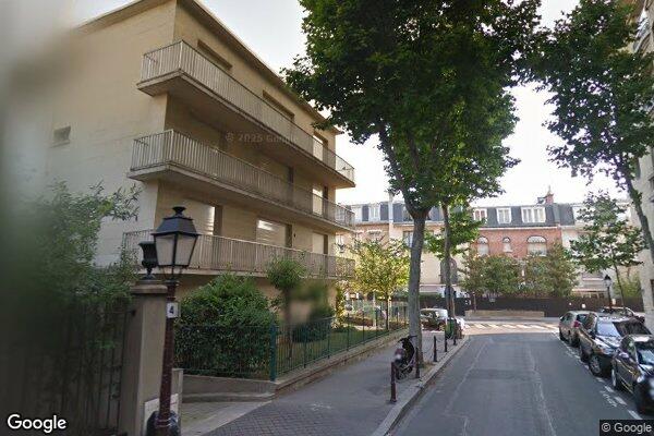 Vue Google Street View du 2 Avenue Saint James