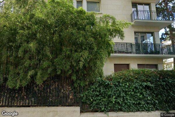 Vue Google Street View du 28 Avenue Saint James