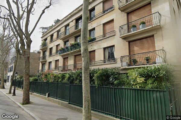 Vue Google Street View du 34 Avenue Saint James