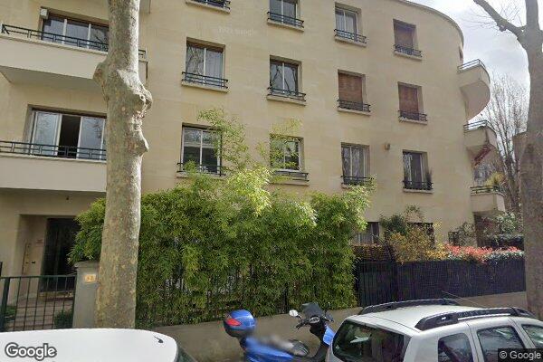 Vue Google Street View du 43 Avenue Saint James