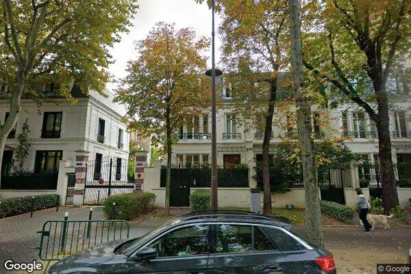 Vue Google Street View du 21 Boulevard Argenson