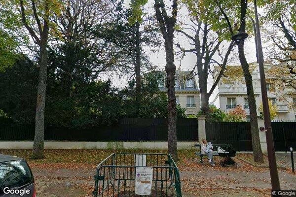 Vue Google Street View du 27 Boulevard Argenson