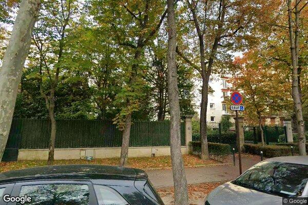 Vue Google Street View du 28 Boulevard Argenson