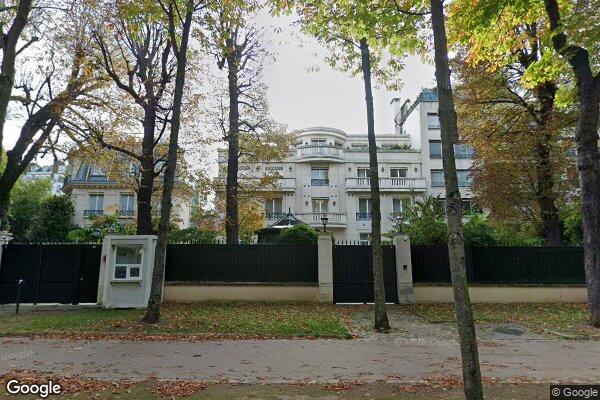Vue Google Street View du 29 Boulevard Argenson