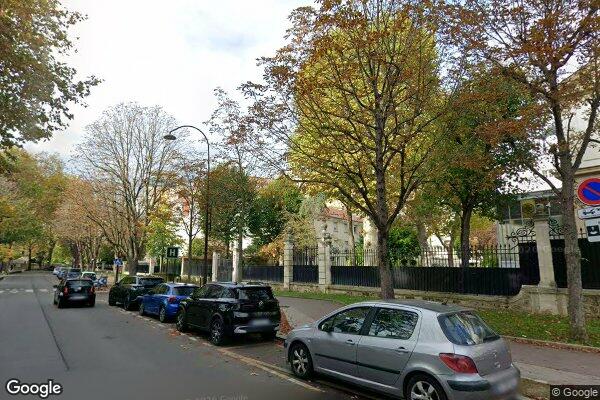 Vue Google Street View du 54 Boulevard Argenson
