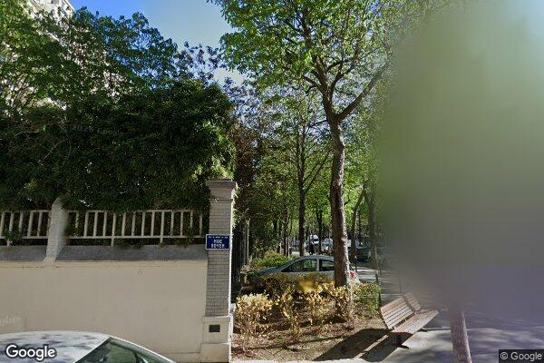 Vue Google Street View du 1 Boulevard de la Saussaye