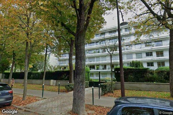 Vue Google Street View du 16 Boulevard de la Saussaye