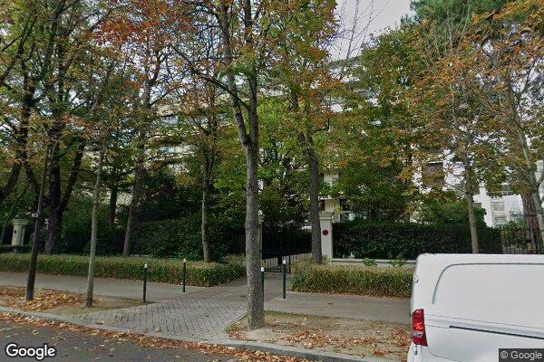 Vue Google Street View du 19 Boulevard de la Saussaye